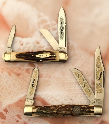 Two Kissing Crane NKCA Club Knives