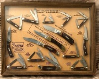 Schrade Cutlery Old-Timer Display of 15 Knives