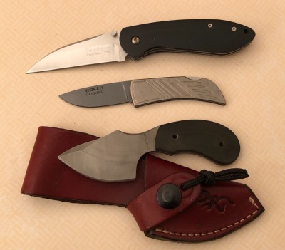 3 Knives: Kershaw, Boker, Browning