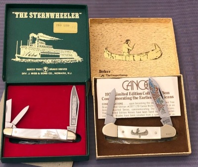 Boker Sternwheeler and Canoe