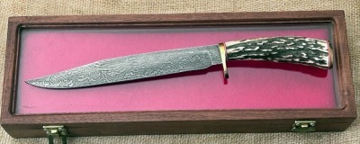 D.J. Hughes Damascus Bowie