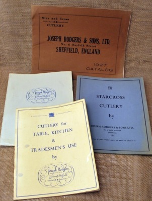 Four Joseph Rodgers & Sons Catalogs