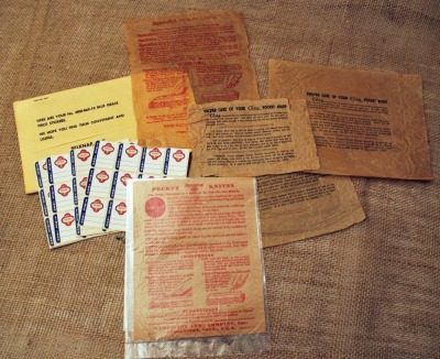 Knife Wrappers and Stickers