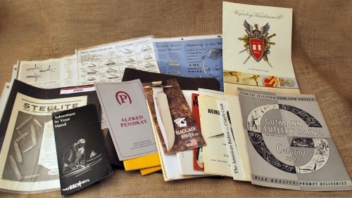 Lot of Cutlery Advertising Material