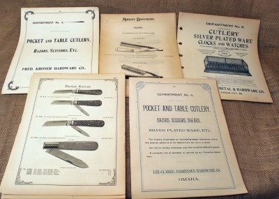 Pages From Vintage Hardware Catalogs