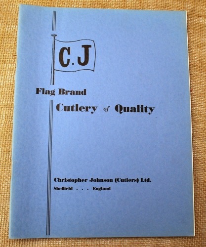 Christopher Johnson (CJ) Flag Brand Cutlery Catalog