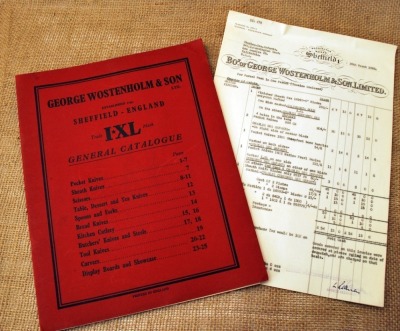 George Wostenholm & Son I*XL Catalog