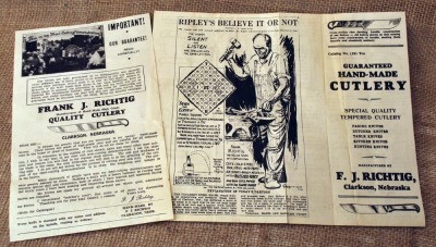 Frank j Richtig Pamphlet
