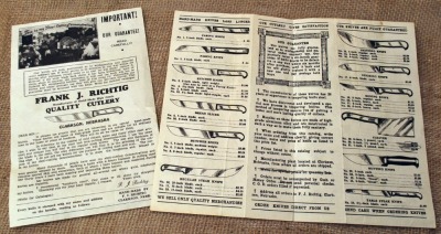 Frank j Richtig Pamphlet - 2