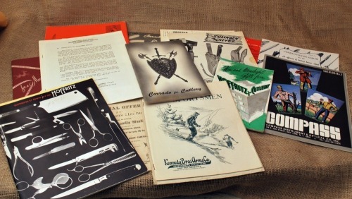 Lot of Thirteen Cutlery Catalogs