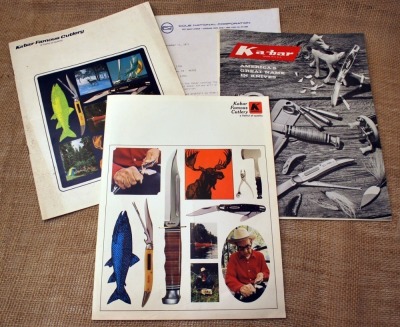 Three 1960's Kabar Catalogs