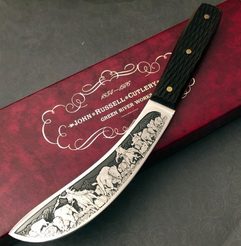 John Russell Cutlery Green River Works "Buffalo Skinner"