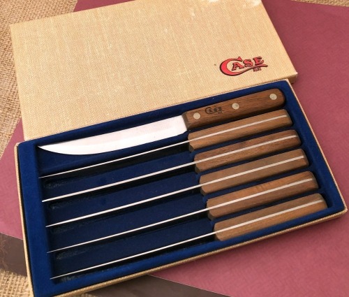 Set of Six Case Steak Knives