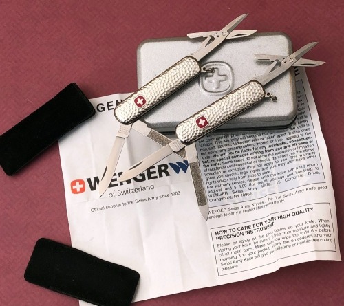 Pair of Wenger Classic Swiss Army Knives