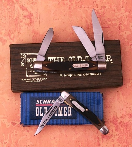 Pair of Schrade USA Old Timers