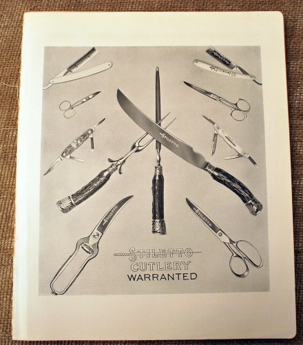 Pages from Stiletto Cutlery Co Catalog