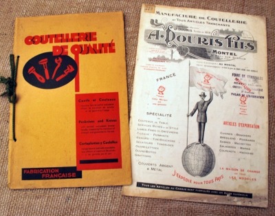 Two Vintage French Cutlery Catalogs