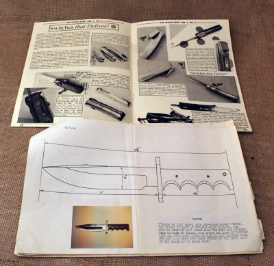 Automatic Knife Resource Guide and Newsletter and a Ramey's Knives Mock up Catalog - 2