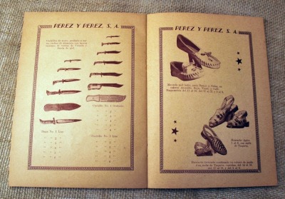 Perez and Perez Catalog for Leather Goods, Shoes, and Knives - 2