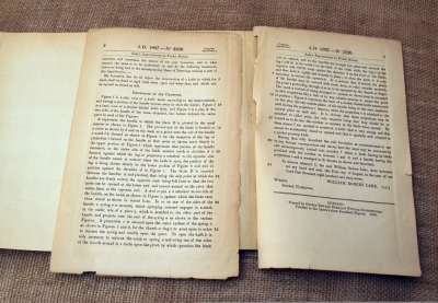 1867 Figure of William Robert Lake's Improvements to a Knife - 2