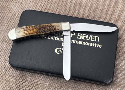 Case Commemorative 25th Anniversary Friendship Seven Bone Trapper - 2