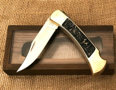Buck Custom Relief Lockback - 2