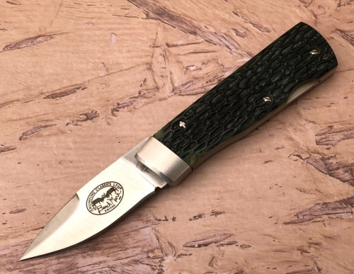 BenchMark Rolox Green Bone Handle