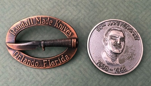 Randall Made Lapel Pin and Coin
