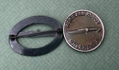 Randall Made Lapel Pin and Coin - 2