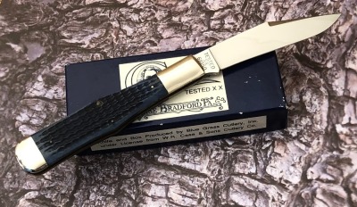 Case Classic Blue Bone Coke Bottle Folding Hunter - 2