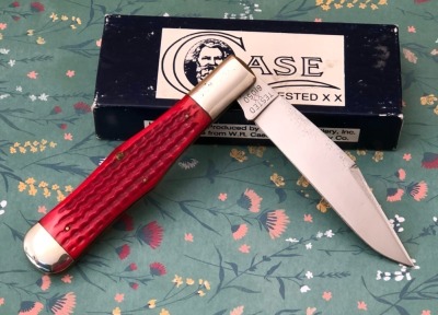 Case Classic Red Bone Coke Bottle Folding Hunter - 2