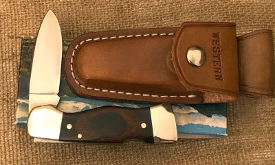 Western USA 8-532 Wood Lockback - 2