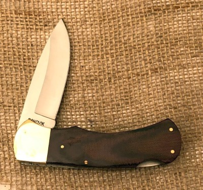 Falcon Sandvik Micarta Lockback - 2