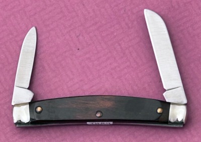 Colonel Coon Brown Wood Two Blade Congress - 2
