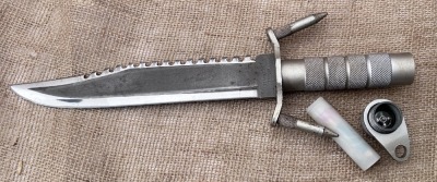 Survival Knife With Aluminum Hollow Handle - 3