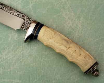 Richard Essegian engraved and carved hunter - 2