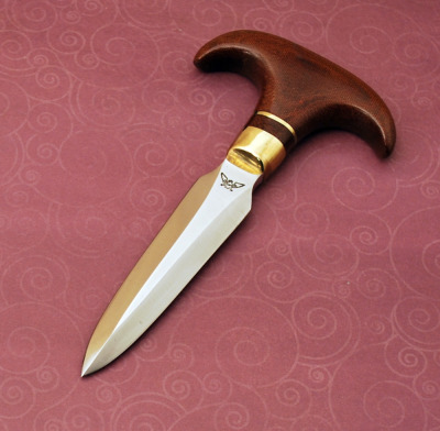 John Nelson Cooper Micarta Push Dagger with Sheath