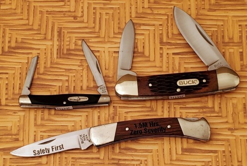 Trio of Buck Folders