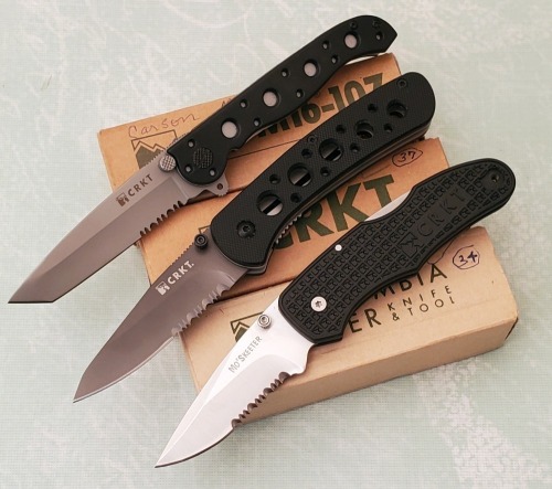 3 CRKT: Mo' Skeeter, M-16, & Mt. Ranier