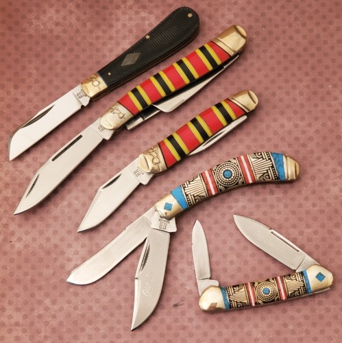 Five Rough Riders Fancy Handles