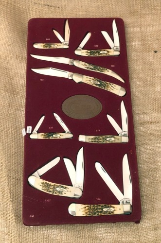 Case 2001 Amber Bone Set
