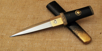 Well Made Oriental Tanto with Untranslated Mark