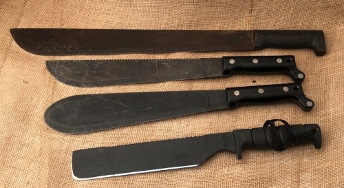 3 Ontario Machetes Plus 1