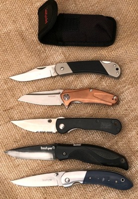 Five Kershaw Folders