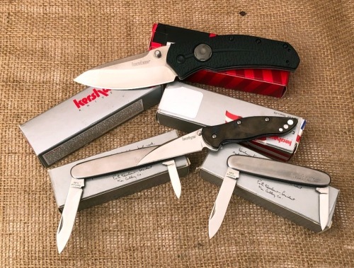 4 Kershaw Folders:Duke, Thistle & Ace