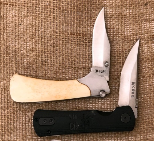 Rigid Bone and CRKT Micarta Folders