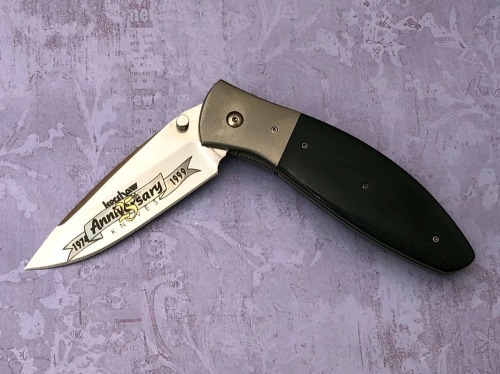Kershaw 25th Anniversary Black Micarta Assisted Open Locking Liner
