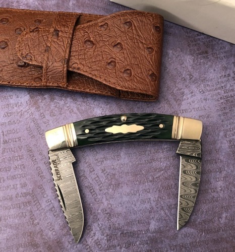 Schrade Joe Kious Reverse Damascus Congress
