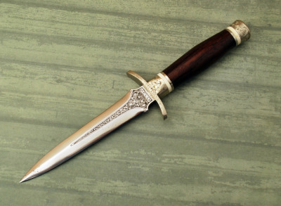 Lance Kelly Handmade Engraved Dagger - 2