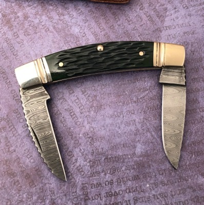 Schrade Joe Kious Reverse Damascus Congress - 2